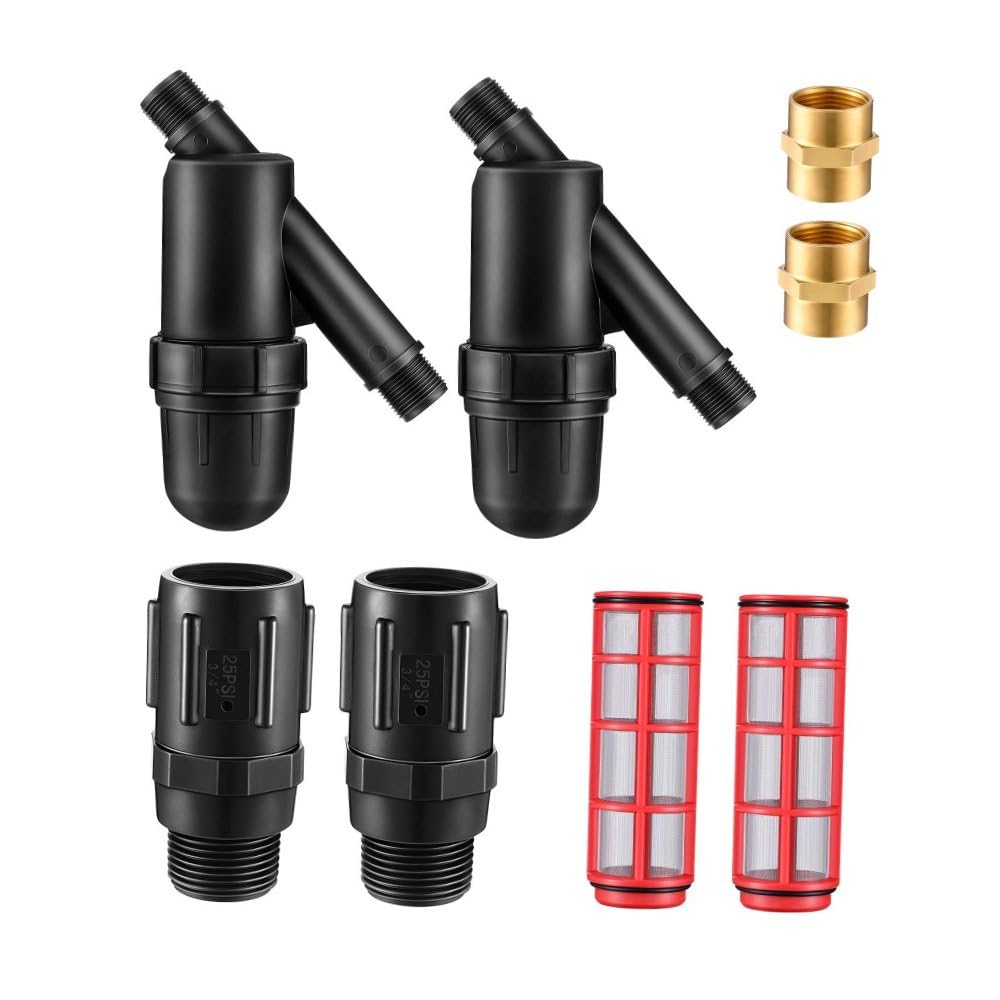 Réducteur pression 25 PSI et filtre Y pour système arrosage automatique