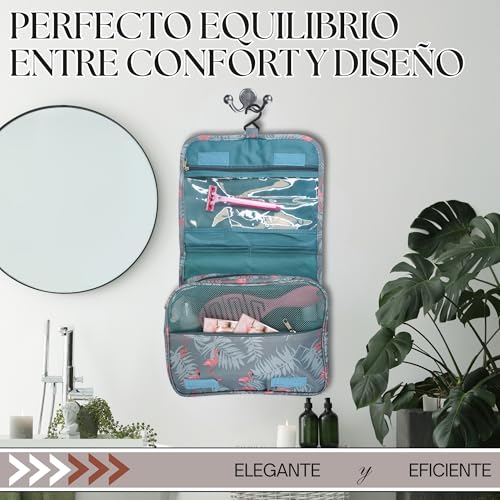 MAGUEZ Neceser Viaje Colgante Impermeable Mujer, Viene con 2 Bolsas de Almacenamiento de Regalo, Neceser Mujer, Bolso Maquillaje, Bolsa de Aseo para Viajes Compacto, Ideal como Accesorios de Viajes - imagen 6