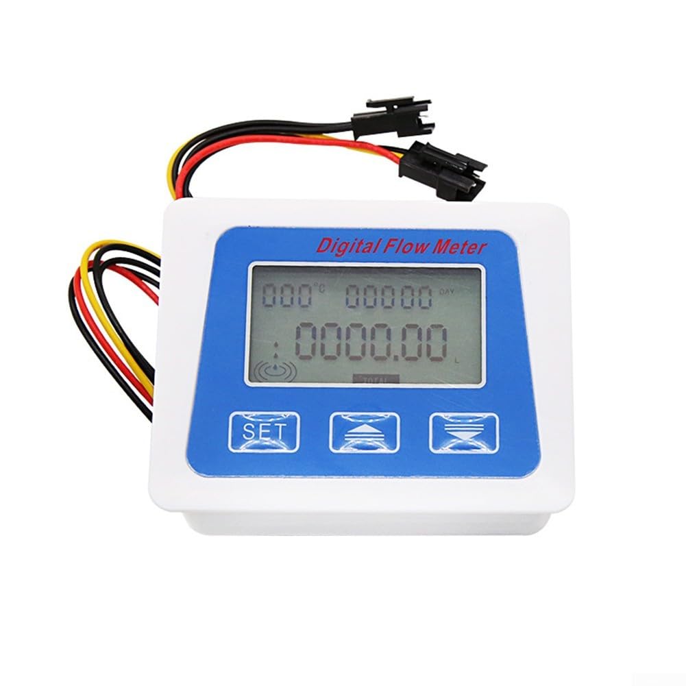 Mechanischer Kraftstoffzähler, digitales Messgerät, Kraftstoffanzeige, Durchflussmesser, Zähler, Sensor mit LCD-Zählersensor, für Diesel, Kerosin, Benzin