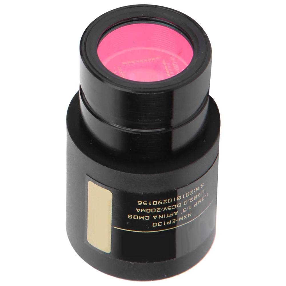 Oculare elettronico per microscopio, oculare elettronico USB 2.0 da 1,3 MP con due anelli adattatori per microscopio 23,2 mm 30,0 mm 30,5 mm, plug and play