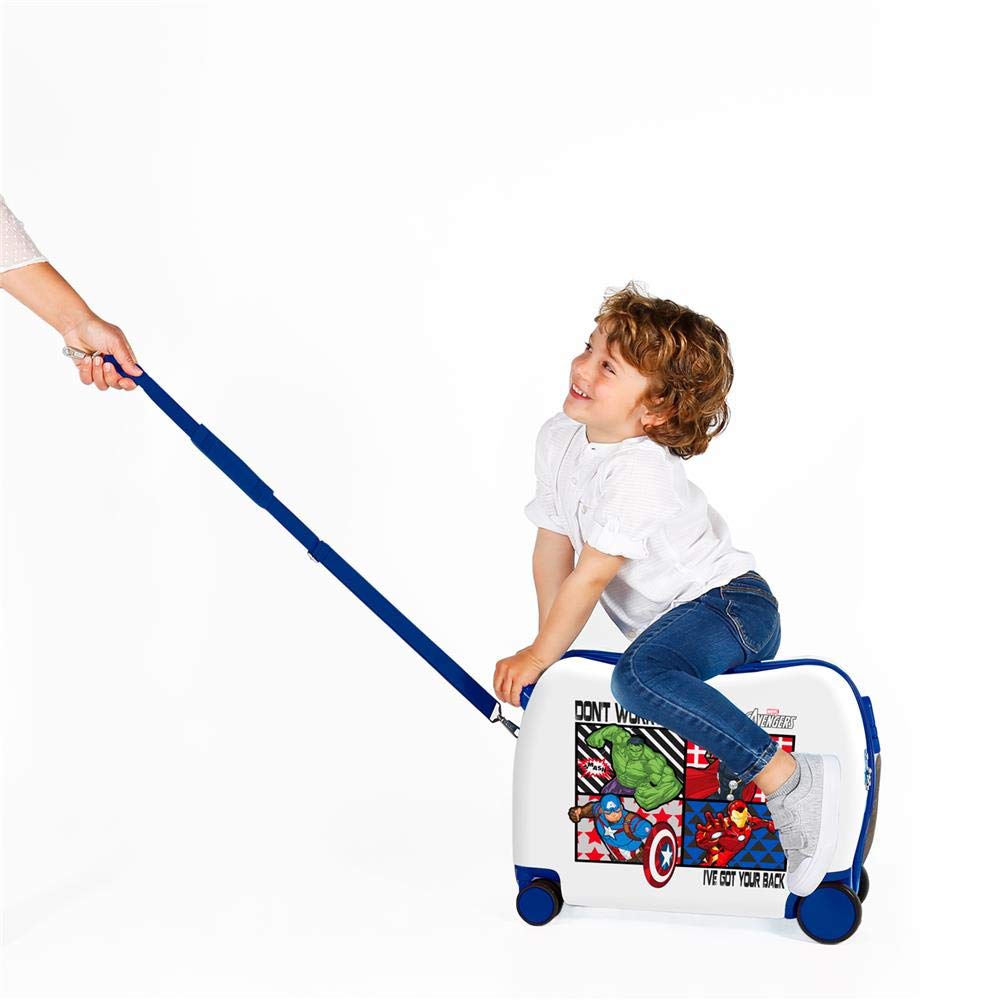 Marvel Avengers All Avengers Valigia per bambini Multicolore 50x38x20 cms Rigida ABS Chiusura a combinazione numerica 34L 2,1Kgs 4 Ruote Bagaglio a mano