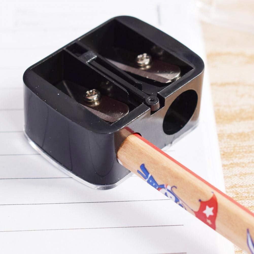 Lankater Temperamatite per Eyeliner del Sopracciglio di 2 Fori Doppio Temperino Eye Makeup Temperamatite