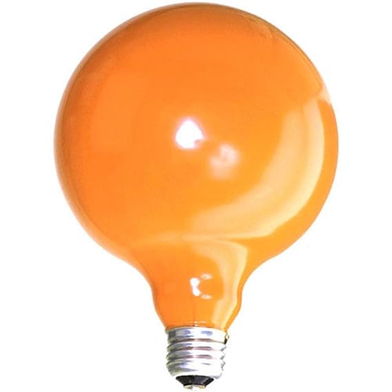 Adorama Jumbo Darkroom Safelight Bulb, 25 Watt Light Amber (OC