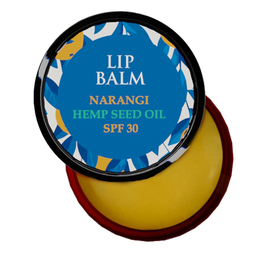 Imroz Hemp Natural Lip Balm 5 gm | SPF 30 with Cocoa Butter, Narangi & Hemp Seed Oil | For Dark, Pigmented, Dry & Chapped Lips | 24 H Moisturization for Soft, Smooth & Glossy Lips | for Men & Women
