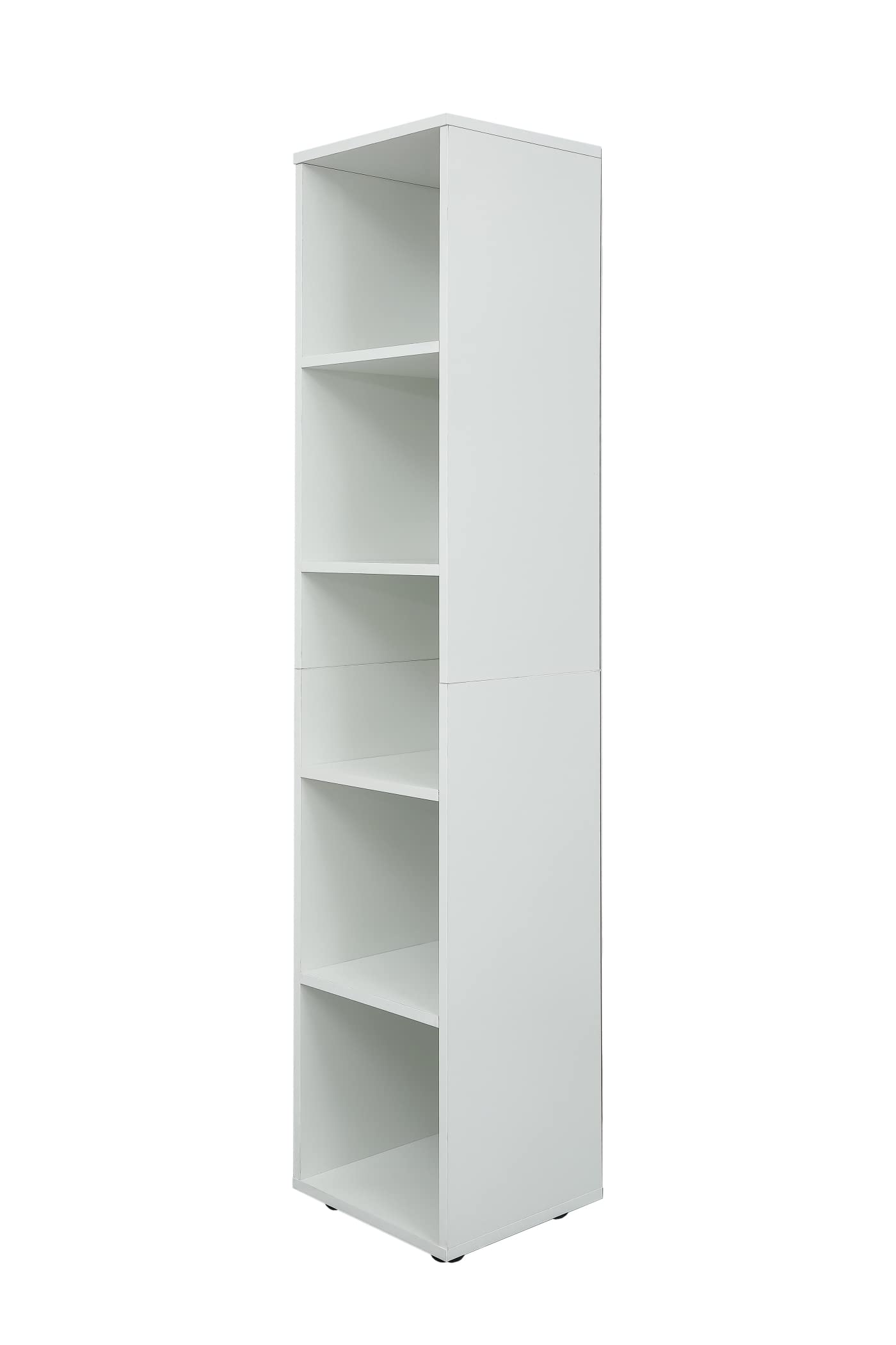 VDD Meuble de Salle de Bain 5 Compartiments Ouverts - Meuble Colonne Salle de Bain Chambre Hall