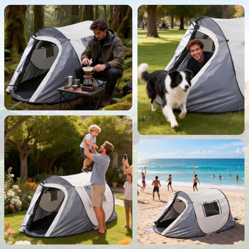 Carpa pop-up para camping impermeable, 1 persona miniatura 7