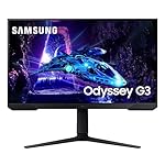 SAMSUNG 27-Inch Odyssey G3 (G30D) Series FHD Gaming Monitor, 1ms, 180Hz, AMD FreeSync, Adjustable Stand, Black Equalizer, Virtual Aim Point, Eye Saver Mode, Flicker-Free, LS27DG302ENXZA, 2024