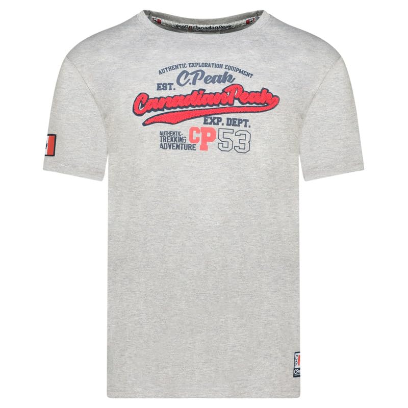T-shirt homme manches courtes Canadian Peak Jurbeak en coton mode casual été