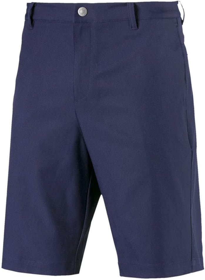 PUMA Mens Dealer 10 Inch Golf Shorts Casual Bottoms Casual Breathable - Blue - Image 3