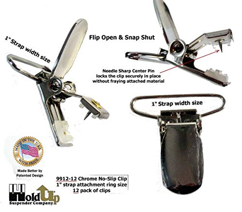 Image of Holdup Silver No-Slip replacement patented finger clips