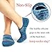 Mottee&Zconia Mens No Show Socks Low Cut Casual Invisible No See Athletic Sock Non-slide 6 Pairs Size M