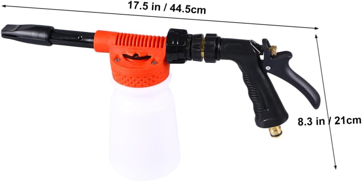 Car Cleaning Sprayer Portable Wash Gun Ratio Dial for Vehicle Cleaning for Motorcycles and
