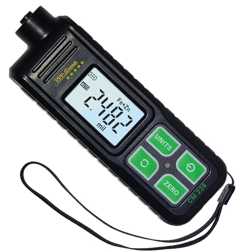 Paint Thickness Meter CM-226 | Best Mil Coating Depth Gauge Tester for Cars with Resol 0.001mil | Fe/Al/Zn Measuring