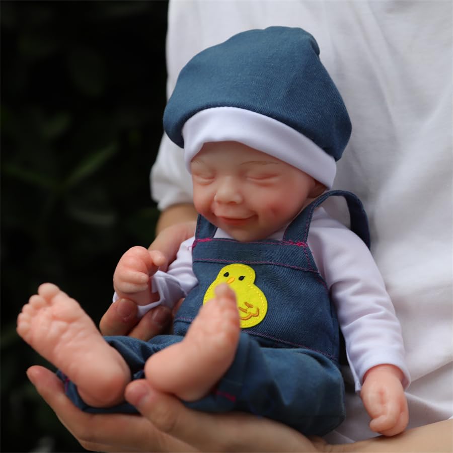 Muñeco Bebé de Silicona Realista de 39 cm miniatura 3