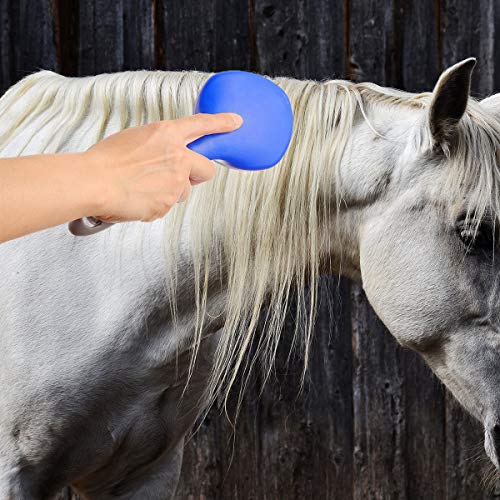 BOTH WINNERS Mane and Tail Brush for Horses and Dogs with Soft Touch Grip (BLUE) - Image 6