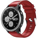 Supore Correa Fenix 5 Watch Banda, Ajuste rápido Correa de Reloj de Silicona Suave para Fenix 7/Fenix 5/ Fenix 5 Plus/Fenix 6/Fenix 6 Pro/Forerunner 935/Instinct/Approach S60/Quatix 5/D2 Delta