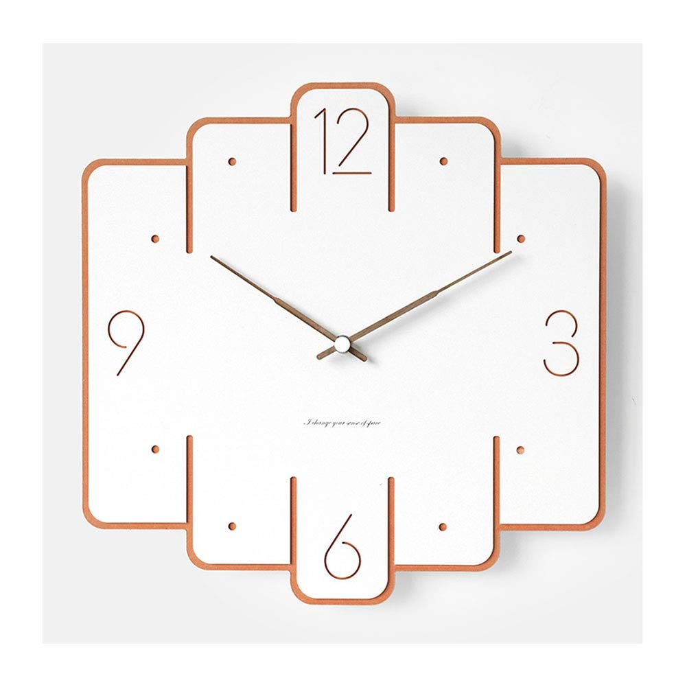 Relojes de Pared de Madera Personalizados, Funciona con Pilas, Silenciosos, sin Tictac, Moda Nórdica, Decoración Creativa para Sala de Estar Y Dormitorio, Relojes Silenciosos/a