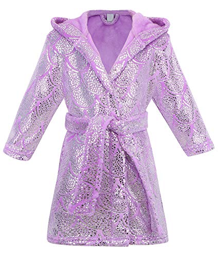 Verabella Boys Girls' Plush Soft Fleece Printed Hooded Cover up2