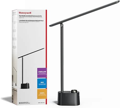 Honeywell Upgraded LED Desk Lamp - H01 Pro Sunturalux™ Foldable