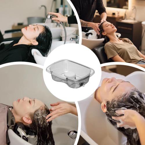 Lavabo ligero y ergonómico para el cabello con soporte cervical 4