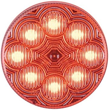 Maxxima M16280RCL Red 2-1/2" Round LED Clear Lens Clearance Marker Light image 3