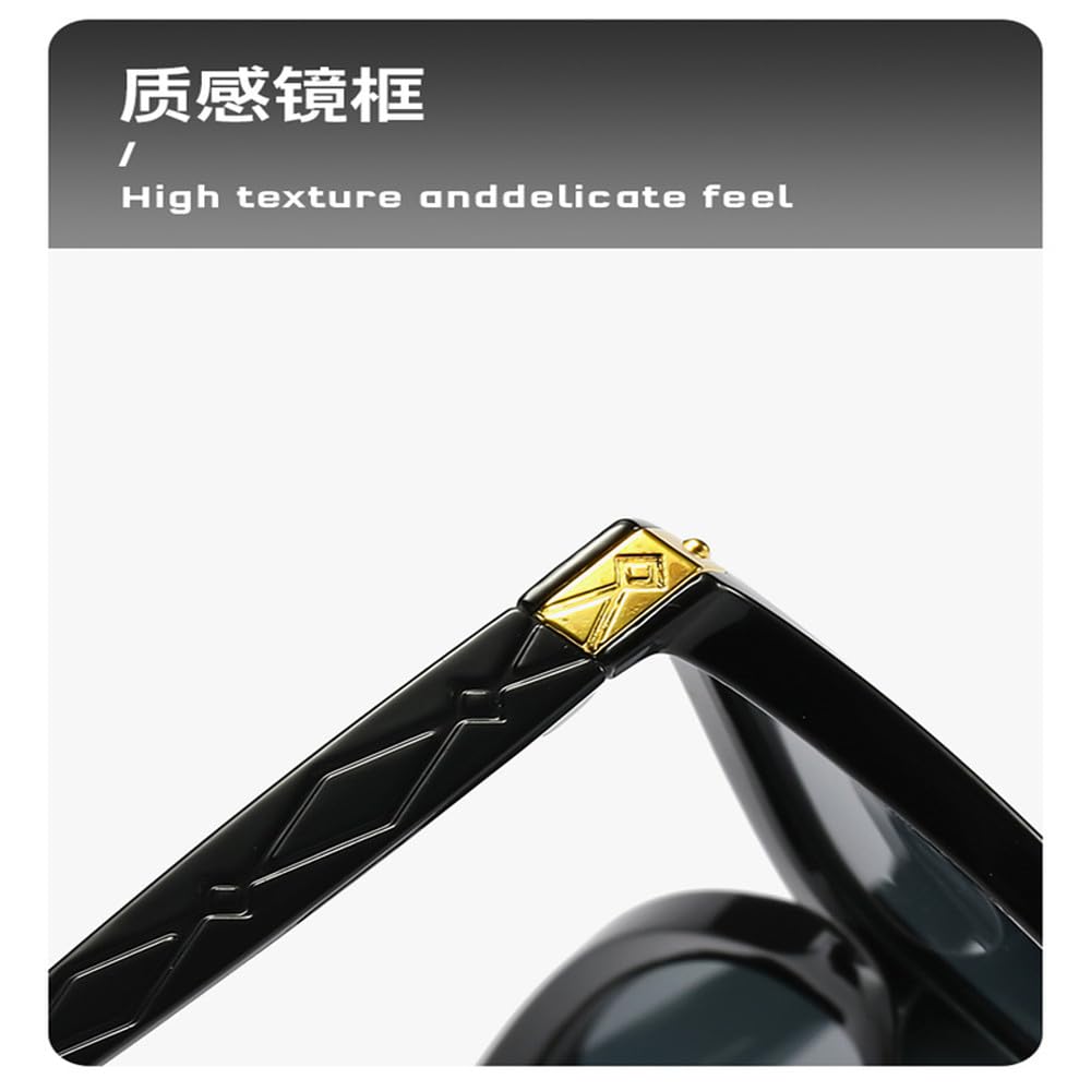 Gafas de sol estilo ojo de gato populares para mujeres y hombres, gafas de sol de estilo moderno, gafas cuadradas para e