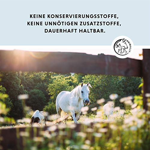 Foto von Annimally Hufbalsam für Pferde 500 ml Hufpflege für gesunde Hufe I Huffett für Pferde hält Besser als Huföl I Hufsalbe & Huffestiger gegen trockene rissige Hufe - Für gesundes Hufwachstum