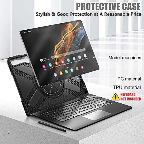 Zenrich Microsoft Surface Pro 10/Pro 11 Case 13 Inch 2024, Zenrich Rugged Case For Surface Pro 10/Pro 11 With Kickstand And Hand Strap Heavy Duty Shockproof, Compatible With Type Cover Keyboard-Black thumb #4