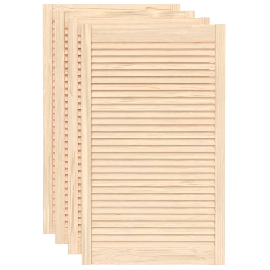 Puertas de armario de madera maciza 99,3 x 59,4 cm para frentes empotrados y muebles rústicos