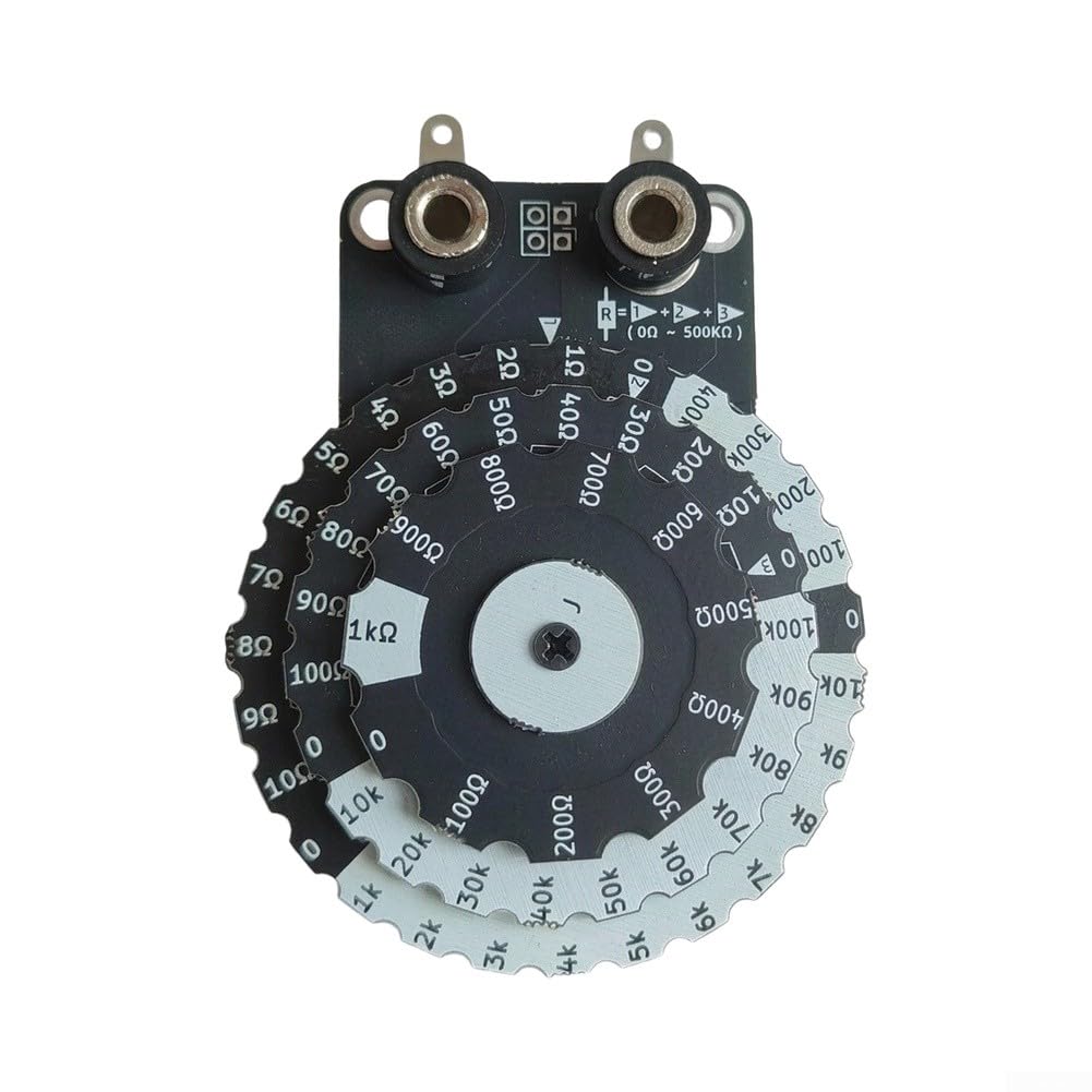 Einstellbarer Widerstand 1Ω Schritt FR4 Leiterplatte Einstellbarer(with accessories)