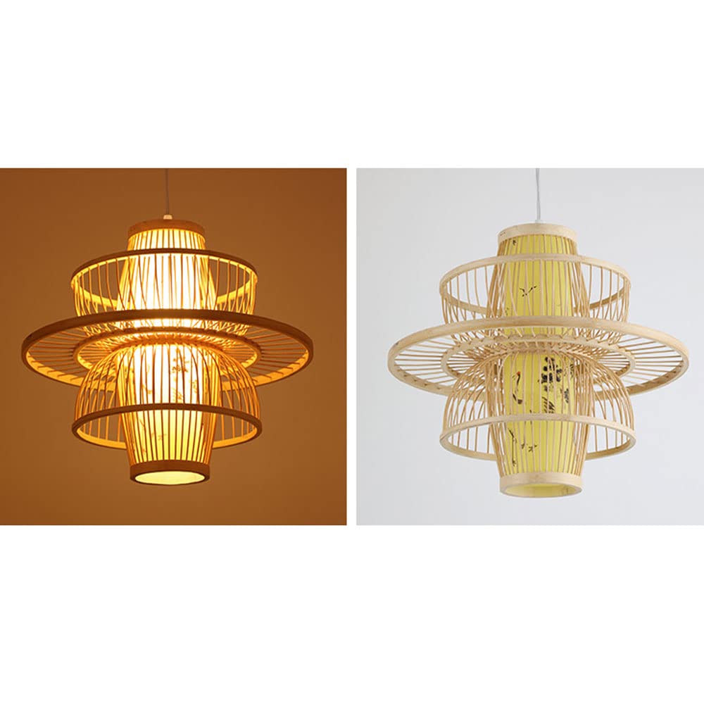 Nowoczesna Ręcznie Robiona Lampa Wisząca Z Bambusa Editor, Nordic Odchudzanie B&B ŻYRANDOL OPRAWA, Creative Single Head E27 Base Lighting Lantern, Do Sypialni, Gabinetu, Biura