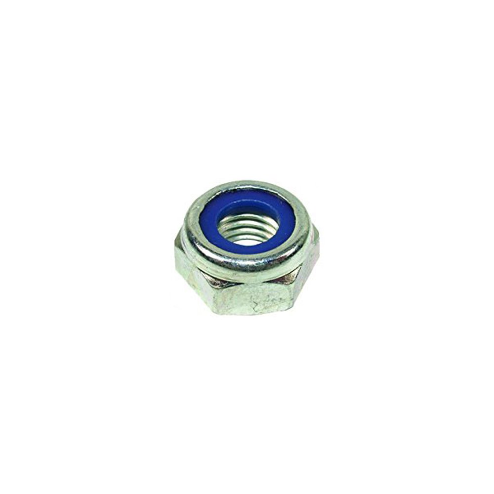 Size M8 Nyloc Nylon Hex Lock Nut - Pack 100