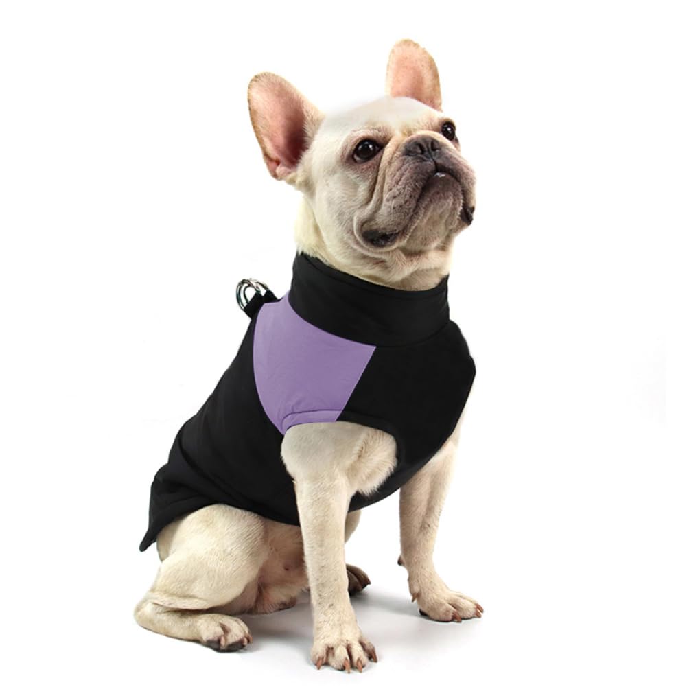 FEimaX Dog Coat Waterproof Winter Warm Jacket Puppy Vest Outdoor Pet Windproof Apparel Dog Clothes for Cold Weather, Soft Padded Harness with D-ring for Small Medium Large Dogs