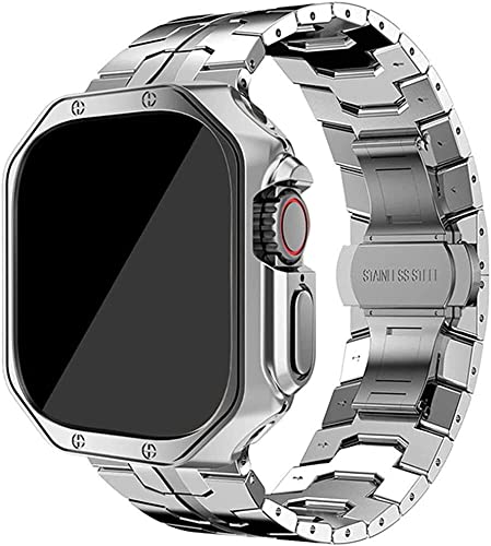 Boîtier et bracelet montre acier résistant pour éviter les rayures Apple Watch - 2
