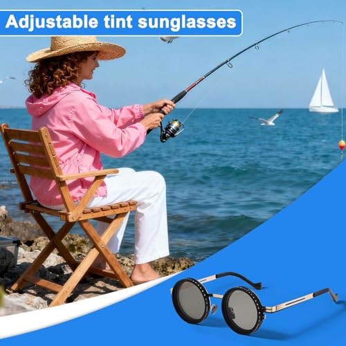 Lunettes de soleil à teinte flexible contre la fatigue visuelle