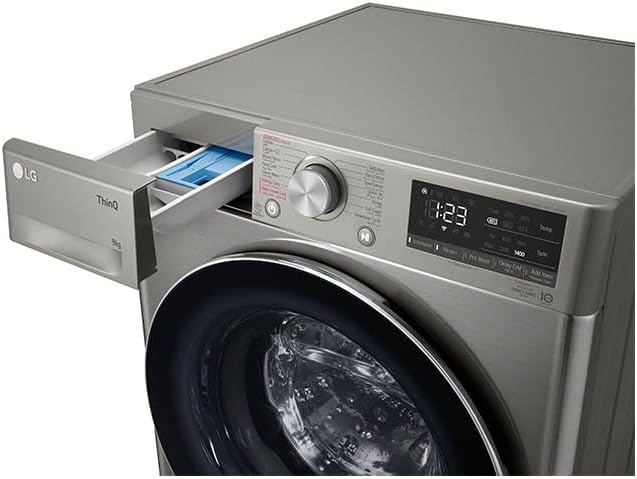 Professional | LG WFB0914XM Front Load Washing Machine | 9 Kg Capacity | Platinum Silver Colour | AI DD | Inverter Direct Drive | Steam | Allergy Care | Smart Diagnosis | Powerful & Quiet Operation 2026 - view 6