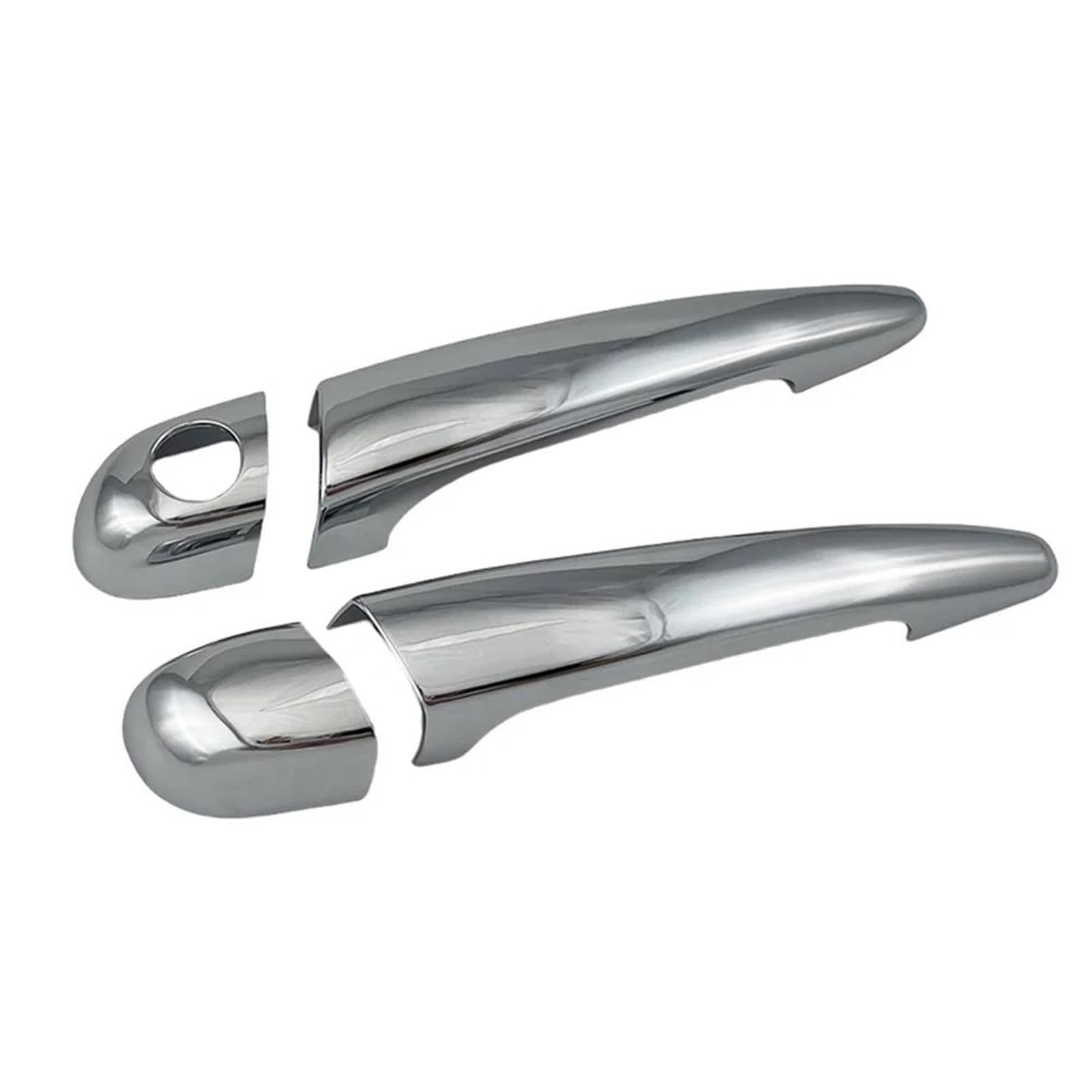 Yytemd One Color Door Handle Cover Stickers Exterior Car Accessories For Bmw Serie 3 E46 330Ci 1996-2005 Chrome