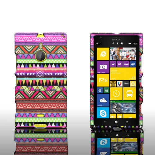 CoverON Slim Hard Case for Nokia Lumia 1520 with Cover Removal Tool - (Tribal)