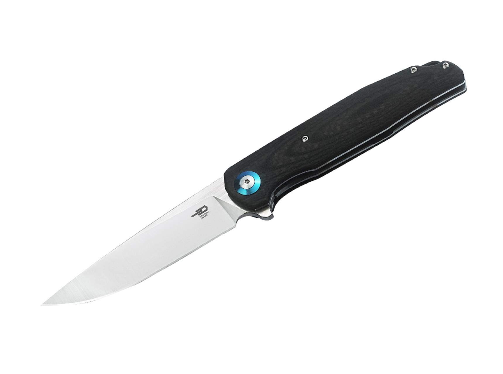 Bestech Unisex – nóż kieszonkowy dla dorosłych, czarny, 22,2 cm