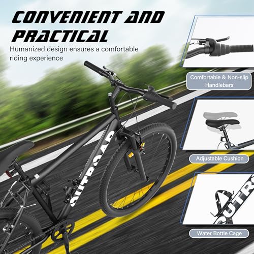 Brightpeak 7-Speed High Carbon Steel Bike