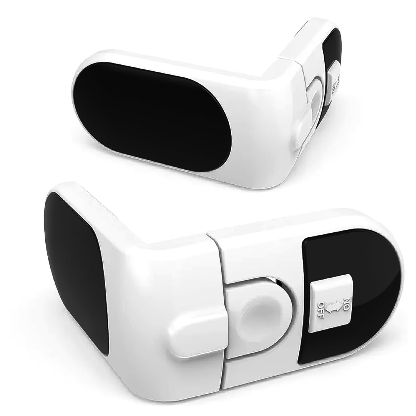 Advanced(8-Pack) Childproofing Locks: Secure Adhesive Plastic Solution for Baby Drawers and Cabinets - Child Safety Locks for Cabinets, Angle Locks, Baby Safety Kit, Child Proofing Set, Fridge, Oven,