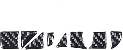 Adhesivo decorativo de salida de aire acondicionado de fibra de carbono para automóvil para Chevrolet Corvette C8 Coupe Stingray Z06 2020-2022