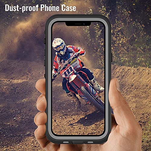Transy Waterproof Iphone 13 Pro Max Case - Full Body Protection Case For Iphone 13 Pro Max 6.7 Inch Waterproof Shockproof Dustproof Phone Case With Built In Screen Protector (Black) #TOP3