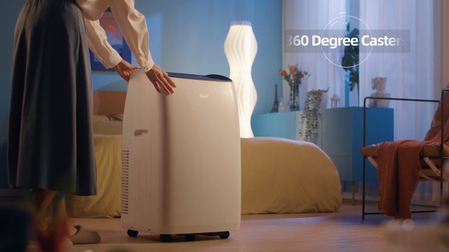 Image of DuraComfort Portable Air Conditioners,12,000 BTU /8000 BTU (SACC) Dual Motors AC With APP for Quite,Cooling Up to 350 Sq.Ft,with Dehumidifier, Fan, Window Kit for Easy Installation,White