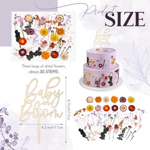 Set de Decoraciones para Pastel Baby in Bloom miniatura 2