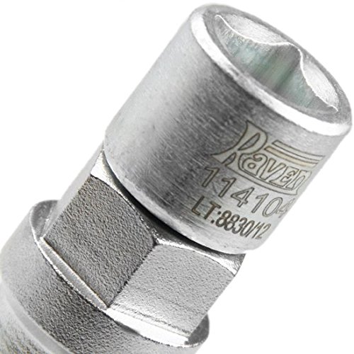 Chave Longa para Porca Amortecedor Traseira Santana, RAVEN 114104, Silver