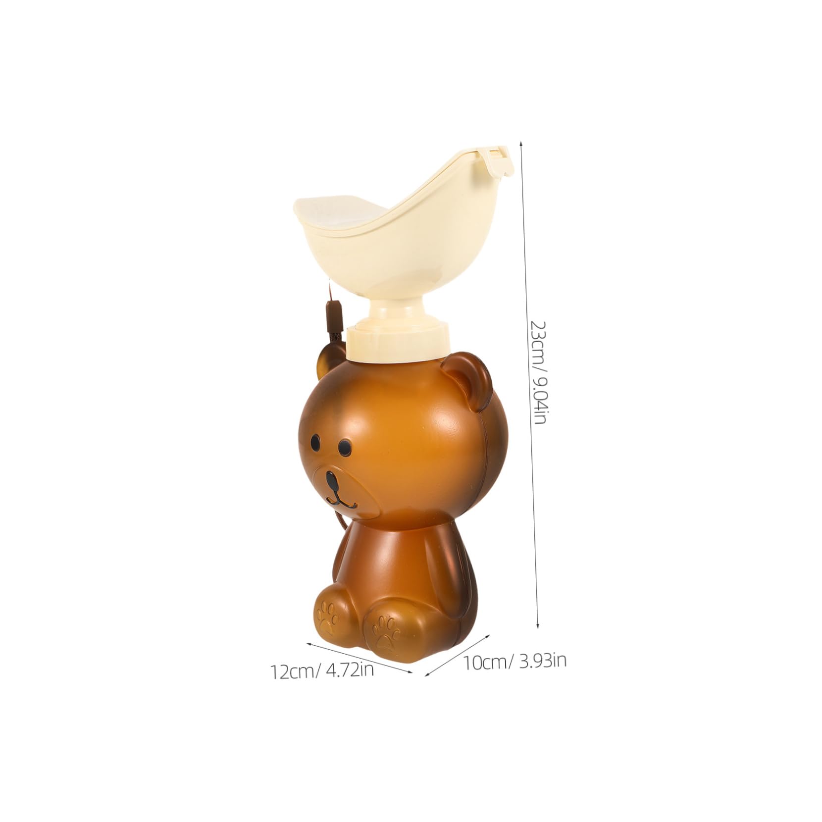 HEMOTON Portable Toddler Potty Emergency Car Urinal Reusable Pee Bottle Leak-Proof for Travel