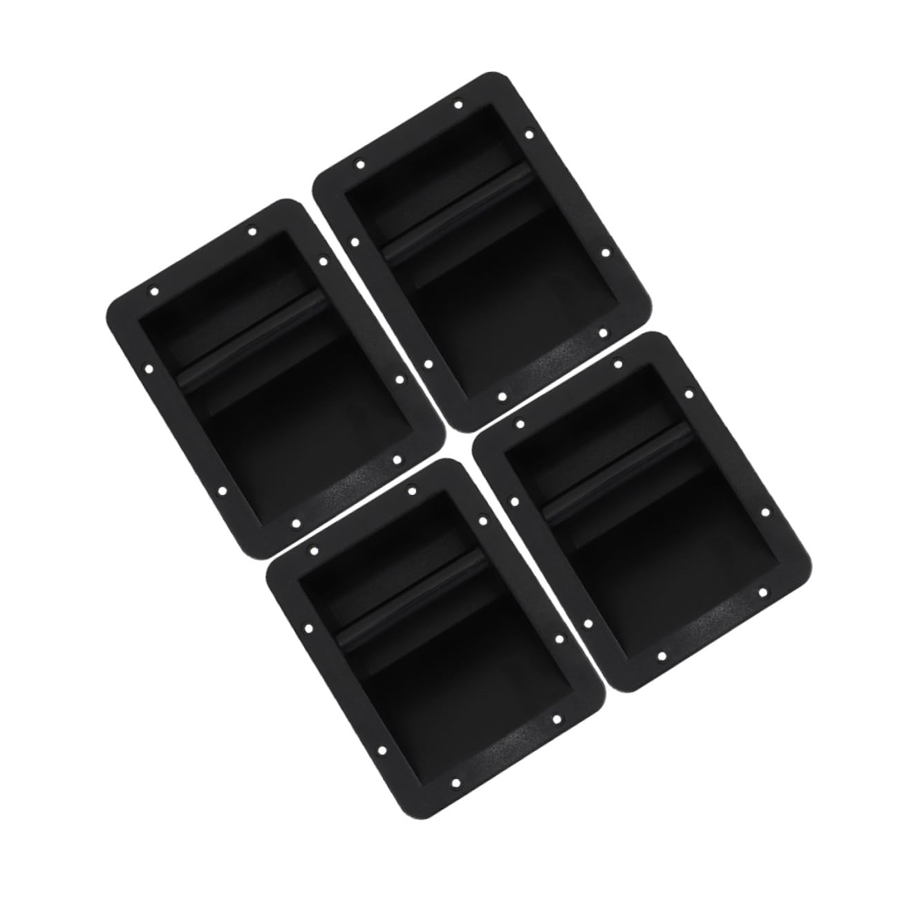 HOMOCONO 4pcs Speaker Handle Replacement Sturdy Plastic Sound Handle for Easy Installation Comfortable Grip and Enhanced Speaker Aesthetics Accessory for and Instrument Cases