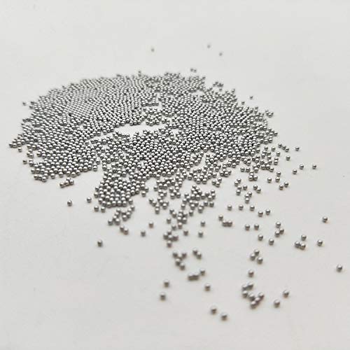 Generic 50pcs Pure Aluminum Ball aluminums Alloy Laboratory Precision Aluminum Balls 1/1.1/1.2/1.5mm - (Color: 1mm Diameter)