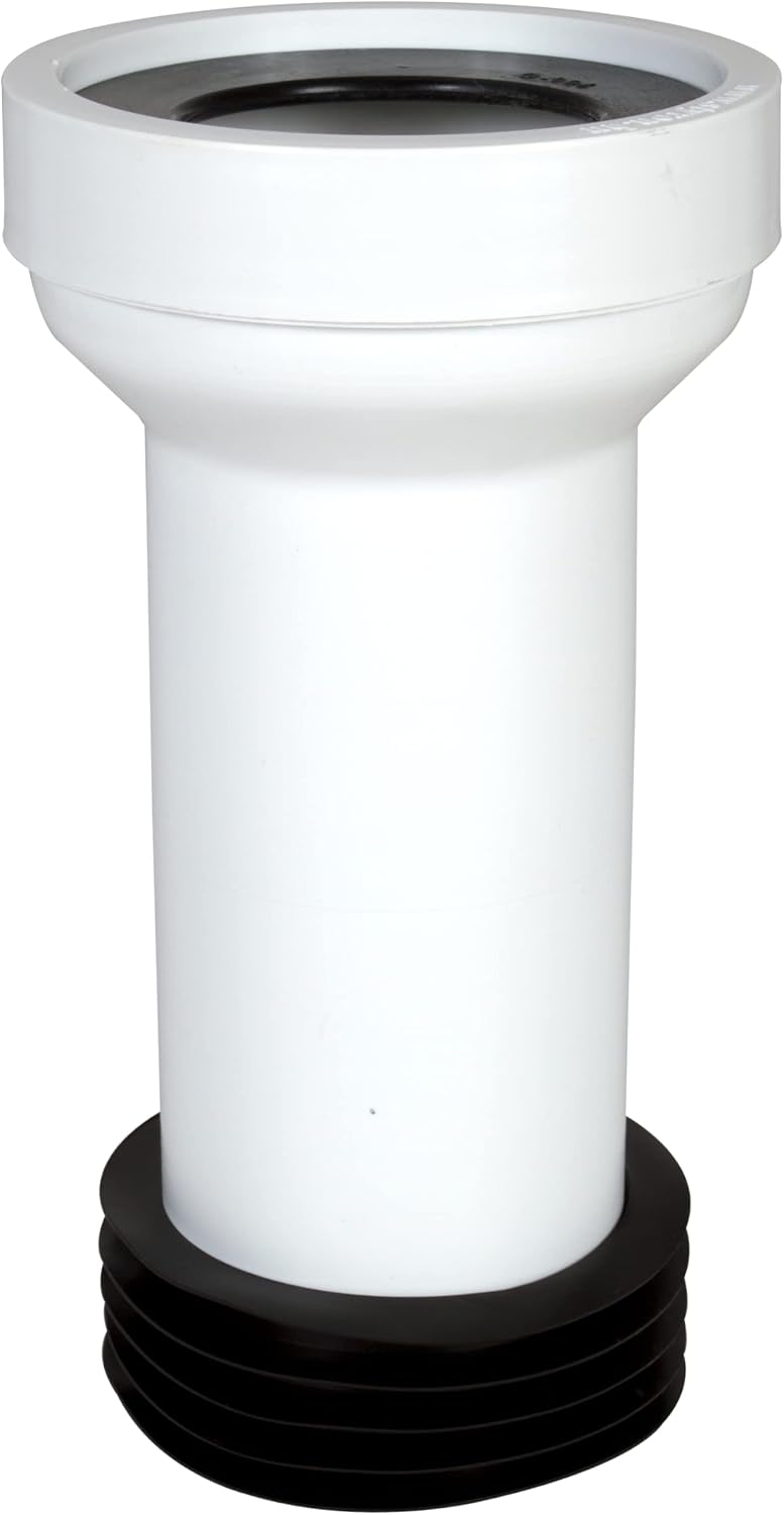 Buse De WC Excentrique - Décalage 5cm Pour Raccordement Évacuation - PVC Robuste - Joint Étanche - Économie D'Eau
